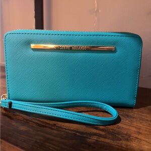 Steve Madden Turquoise Wristlet Clutch